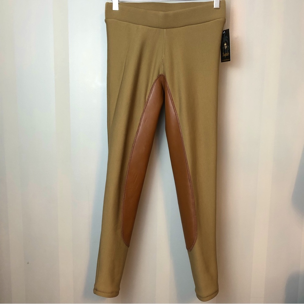 Tropical Rider Pull On Lambskin Leather Full Seat Riding Pant Size Small Petite